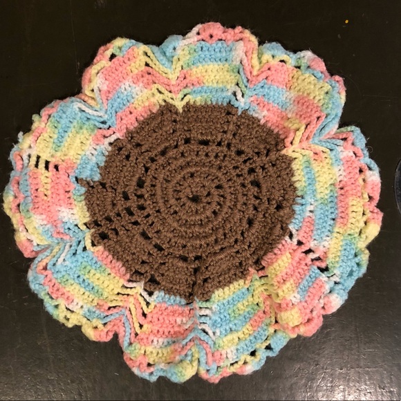 HANDMADE WITH LOVE CROCHETED HOT PADS OR DOILIES - Picture 3 of 3